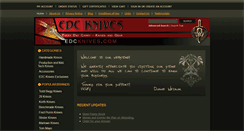 Desktop Screenshot of edcknives.com