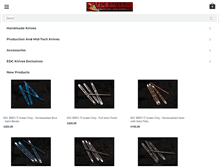 Tablet Screenshot of edcknives.com